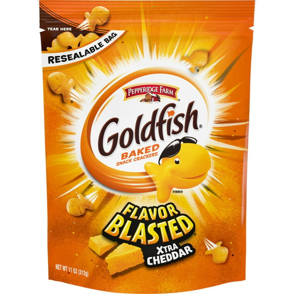 Crackers Pepperidge Farm®  Goldfish® Flavor Blasted® Xtra Cheddar Crackers hero