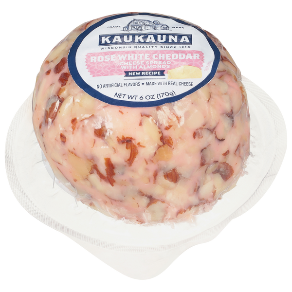 Packaged Cheese Kaukauna Cheese Spread, Rose White Cheddar hero