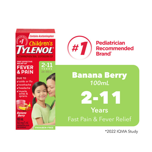 Children's Health Care Children's TYLENOL Children's Medicine, Fever & Pain hero