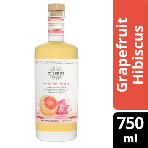 Tequila 21Seeds Tequila Grapefruit Hibiscus, Blanco hero