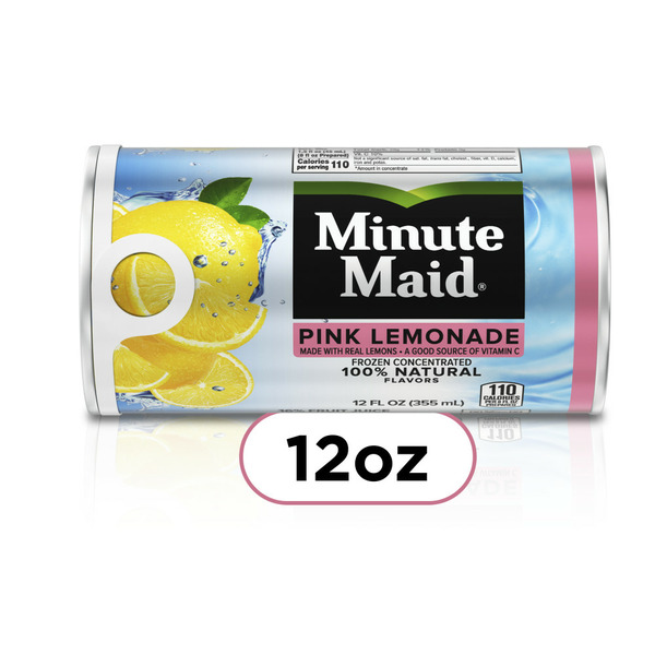 Frozen Juice Minute Maid Pink Lemonade, Fruit Drink hero