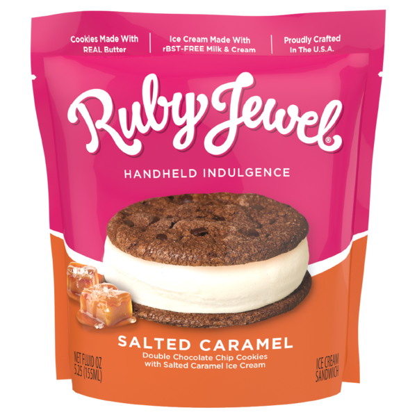 Ice Cream & Ice Ruby Jewel Salted Caramel Ice Cream Sandwich hero