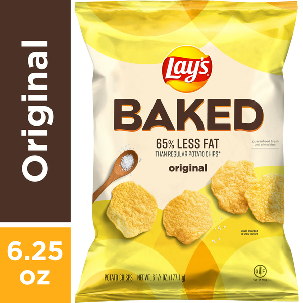 Chips & Pretzels Lay's Baked Potato Chips, Original hero