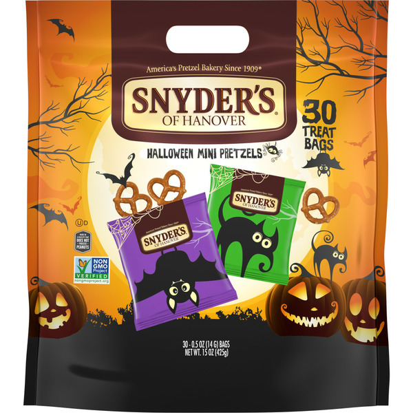 Chips & Pretzels Snyder's of Hanover Halloween Mini Pretzels hero