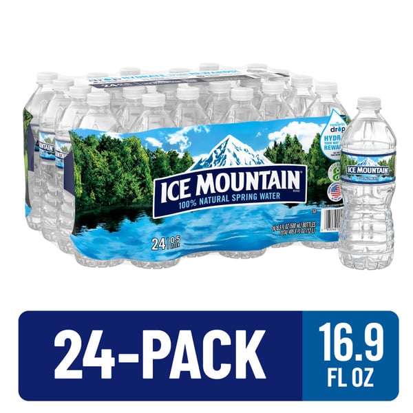 Water, Seltzer & Sparkling Water Ice Mountain Natural Spring Water hero