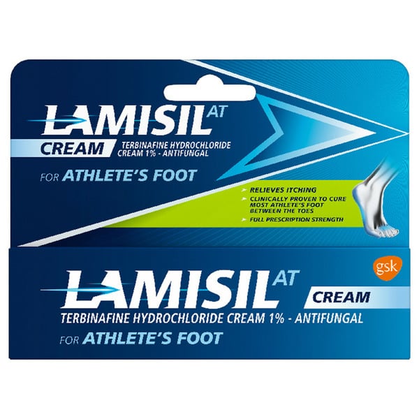 First Aid GSK Lamisil Antifungal Athletes Foot Cream Full Strength hero