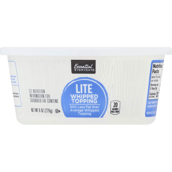 Frozen Dessert Essential Everyday Whipped Topping, Lite hero