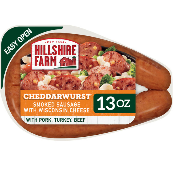 Hot Dogs, Bacon & Sausage Hillshire Farm Cheddarwurst® Smoked Sausage hero