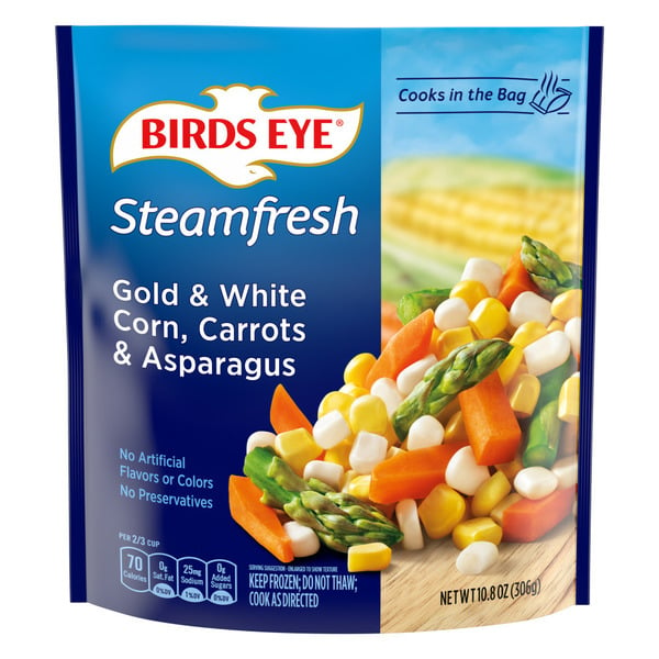 Frozen Produce Birds Eye Steamfresh Gold and White Corn  Frozen Vegetable hero