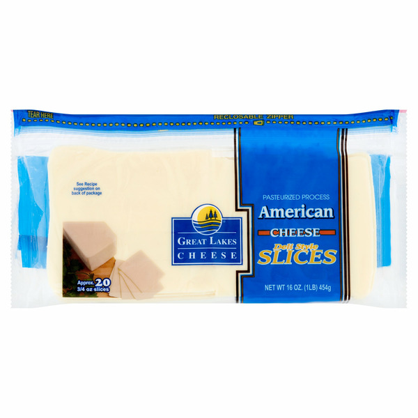 Packaged Cheese Great Lakes Cheese Deli Style Slices American Cheese hero