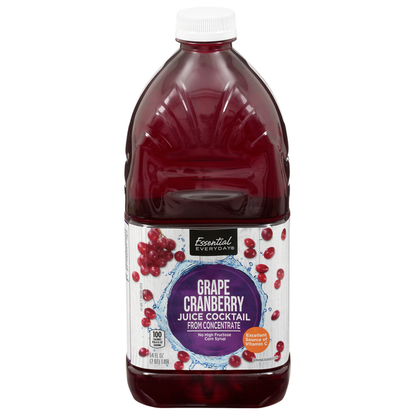 Cocktail Mixes Essential Everyday Juice Cocktail, Grape Cranberry hero