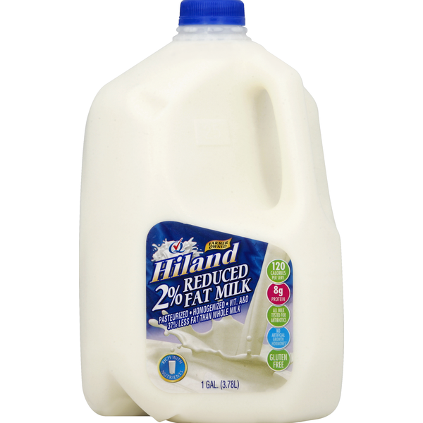 Milk Hiland Dairy Milk, Reduced Fat, 2% Fat Milk hero