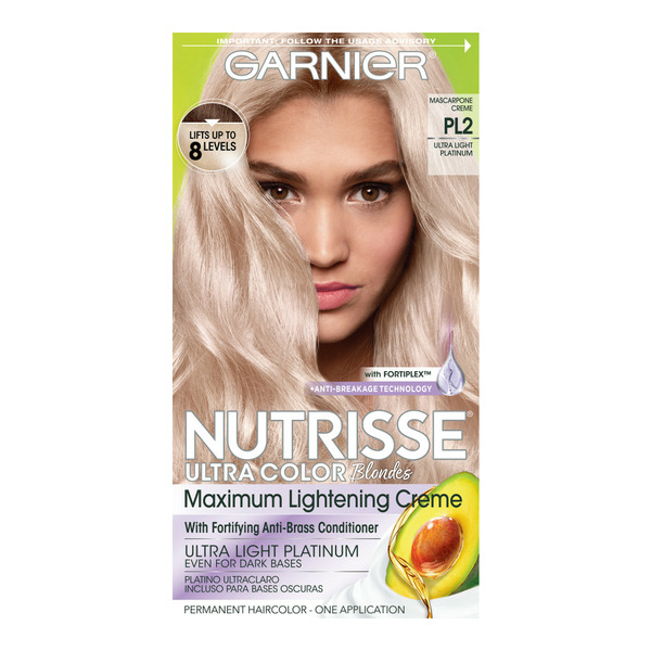 Hair Care Garnier Maximum Lightening Bleach with Fortifying Anti-Brass Conditioner, Mascarpone Creme PL2 hero