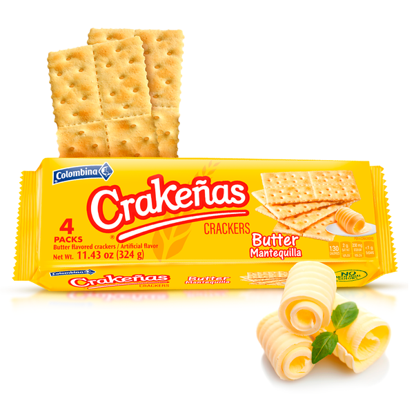 Crackers Colombina Crakenas Butter hero