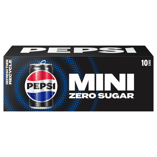 Soft Drinks Pepsi Zero Sugar 7.5FlOz 10Pk hero