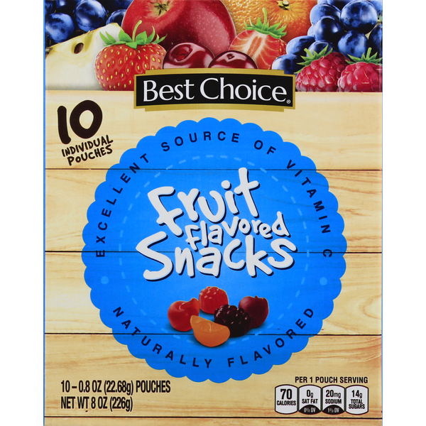 Fruit & Vegetable Snacks Best Choice Fruit Flavored Snacks hero