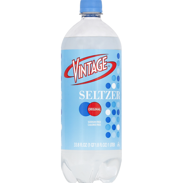 Sparkling & Seltzer Water The Vintage Cosmetic Company Seltzer Plain Water Seltzer hero