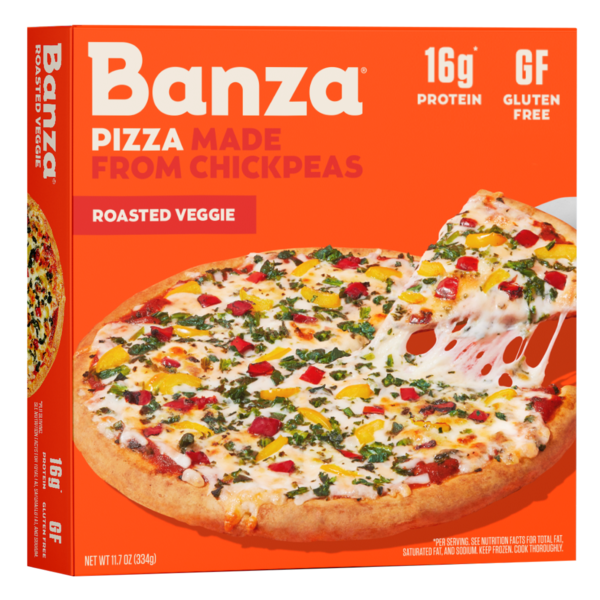 Frozen Pizza Banza Roasted Veggie Pizza - Gluten Free, High Protein, Lower Carb hero