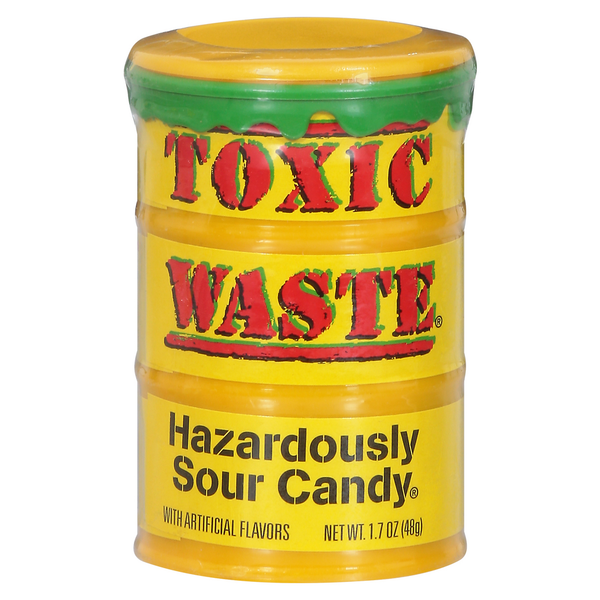 Candy & Chocolate Toxic Waste Sour Candy, Hazardously hero