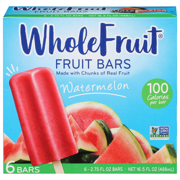 Ice Cream & Ice Whole Fruit Fruit Bars Watermelon hero