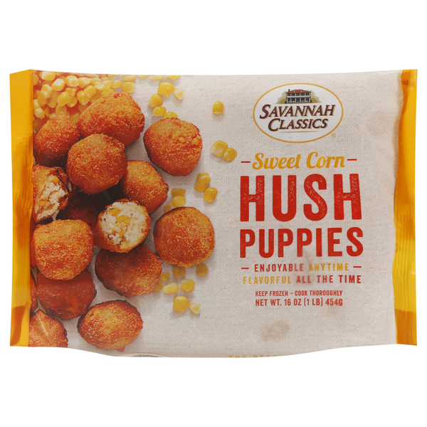 Frozen Appetizers & Sides Savannah Classics Hush Puppies, Sweet Corn hero