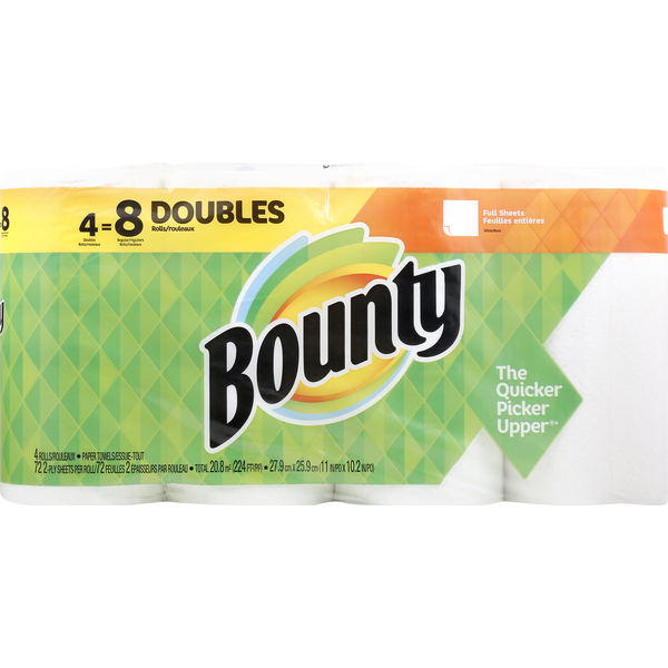 Paper Goods Bounty Paper Towels, White hero