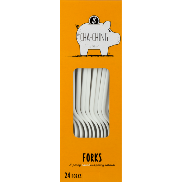 Plates, Bowls, Cups & Flatware Cha Ching Cutlery Forks hero