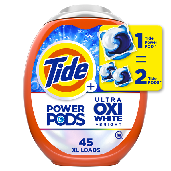 Laundry Tide Power PODS Plus Ultra OXI hero