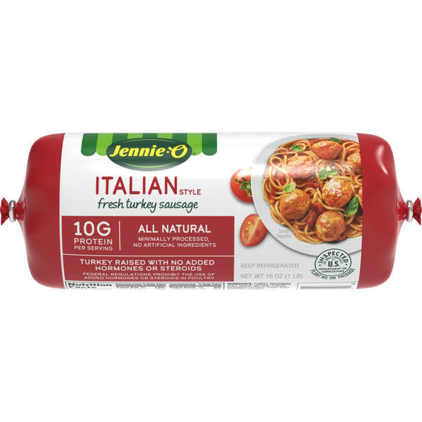 Packaged Poultry Jennie-o Turkey Store Italian Style Ground Turkey Sausage - 1 Lb. Chub hero