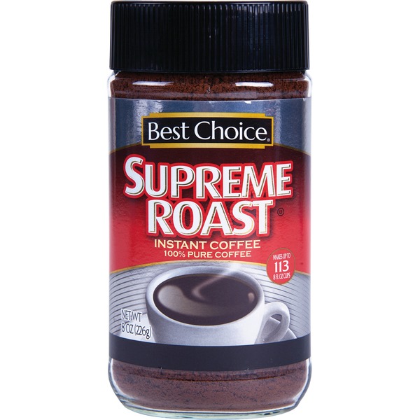 Coffee Best Choice Supreme Roast Instant Coffee hero