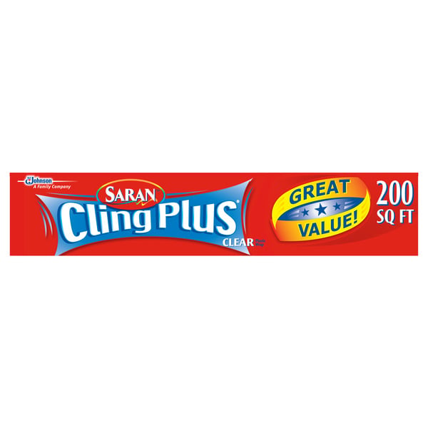 Food Storage Saran Cling Plus® Clear Plastic Wrap hero