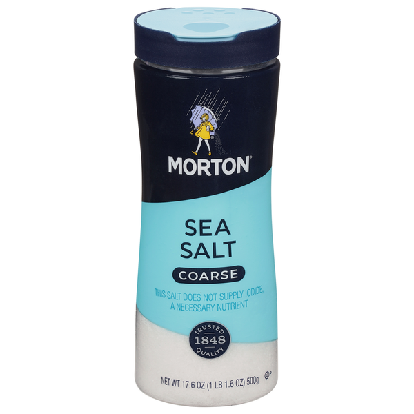 Spices & Seasonings Morton Sea Salt, Coarse hero