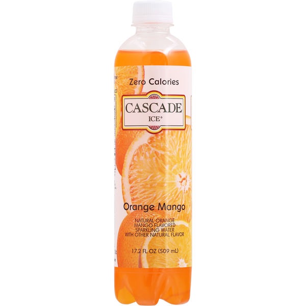 Water, Seltzer & Sparkling Water Cascade Ice Sparkling Water, Zero Calories, Orange Mango hero