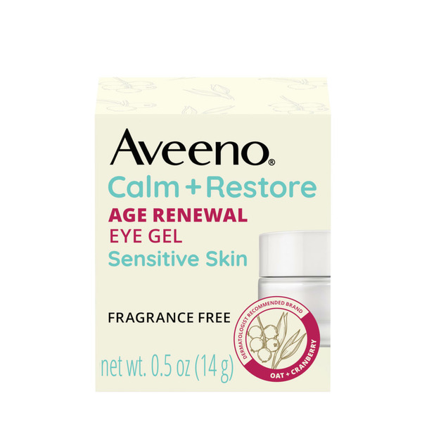 Facial Care Aveeno Calm + Restore Age Renewal Anti-Wrinkle Under Eye Gel hero