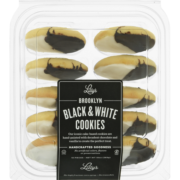 Bakery Desserts Lilly's Cookies, Black & White hero