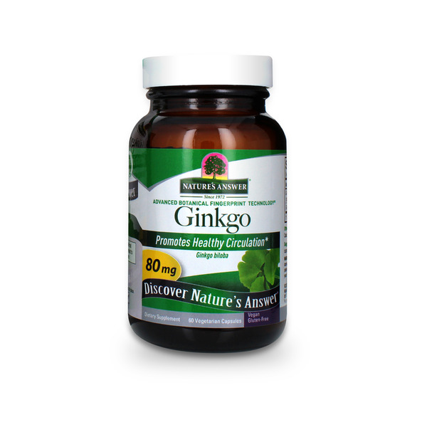 Vitamins & Supplements Nature's Answer Ginkgo Capsules hero