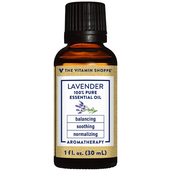 Aromatherapy The Vitamin Shoppe Lavender 100% Pure Essential Oil - Balancing, Soothing & Normalizing Aromatherapy (1 Fluid Ounce) hero