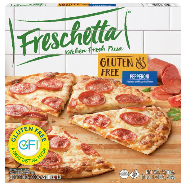 Frozen Pizza Freschetta Pepperoni Gluten Free Thin Crust Frozen Pizza hero