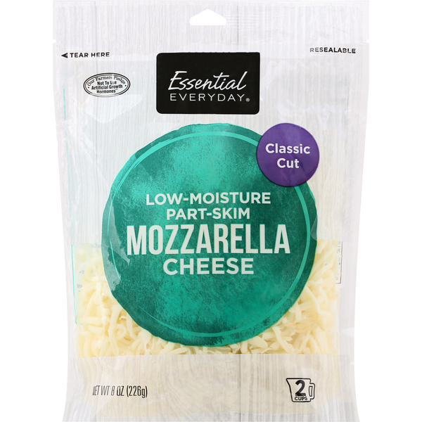 Packaged Cheese Essential Everyday Cheese, Mozzarella, Classic Cut hero