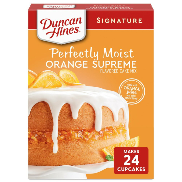 Baking Supplies & Decor Duncan Hines Orange Supreme Orange Cake Mix, Baking Mix hero