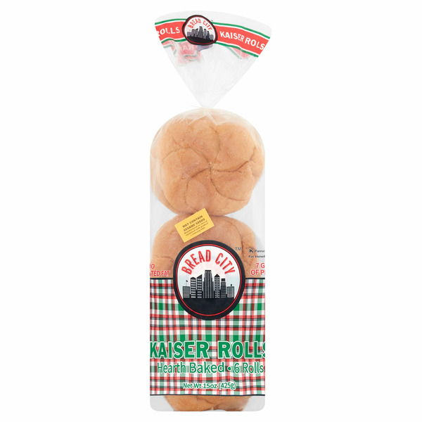 Buns & Rolls Bread City Hearth Baked Kaiser Rolls hero