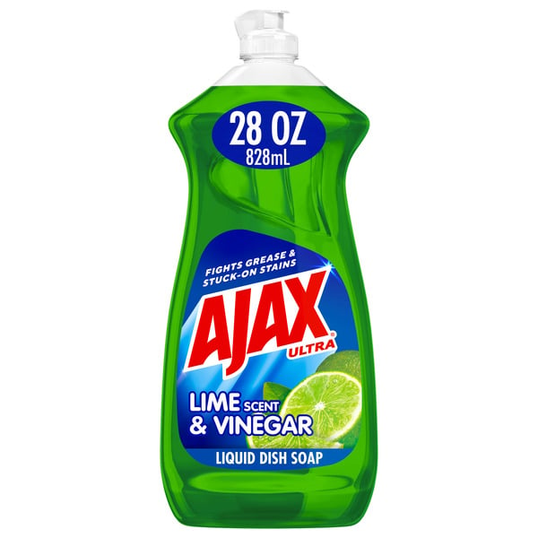 Dish Detergents Ajax Liquid Dish Soap, Vinegar + Lime hero