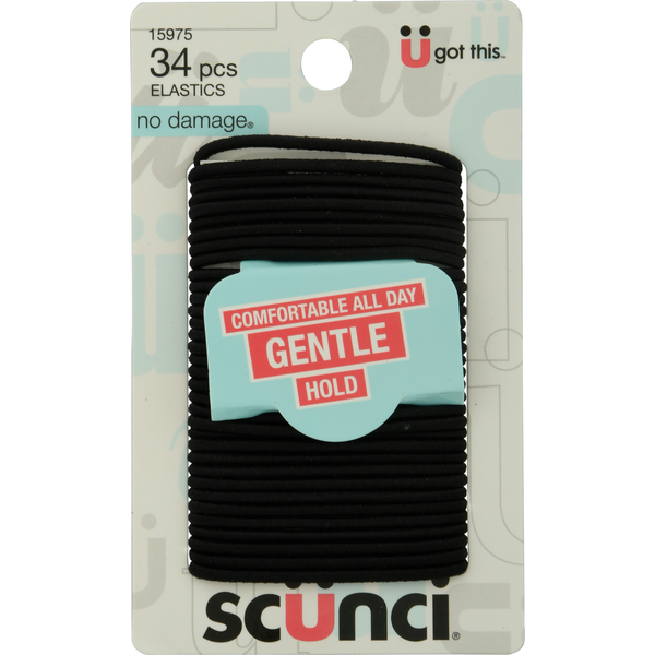 Hair Care scünci Elastics, Gentle Hold hero