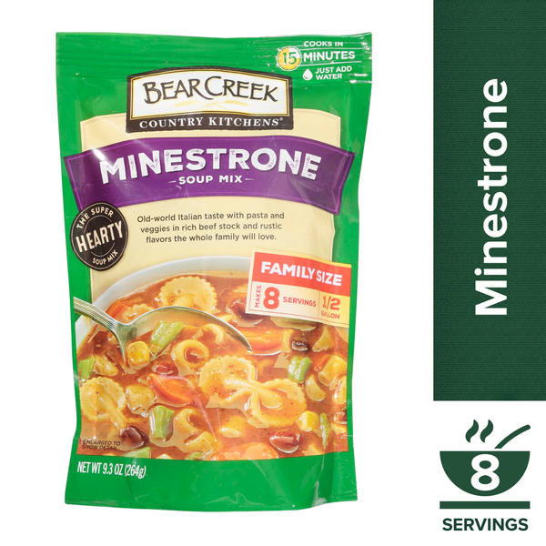 Soup, Broth & Bouillon Bear Creek Country Kitchens Minestrone Soup Mix hero