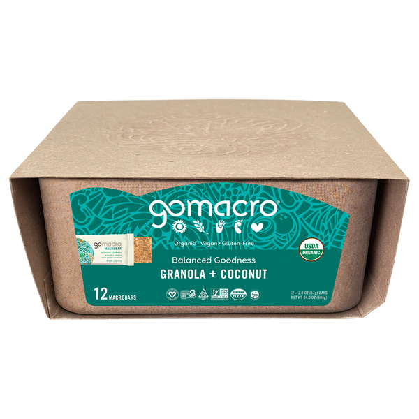 Energy & Granola Bars GoMacro MacroBars, Granola + Coconut hero