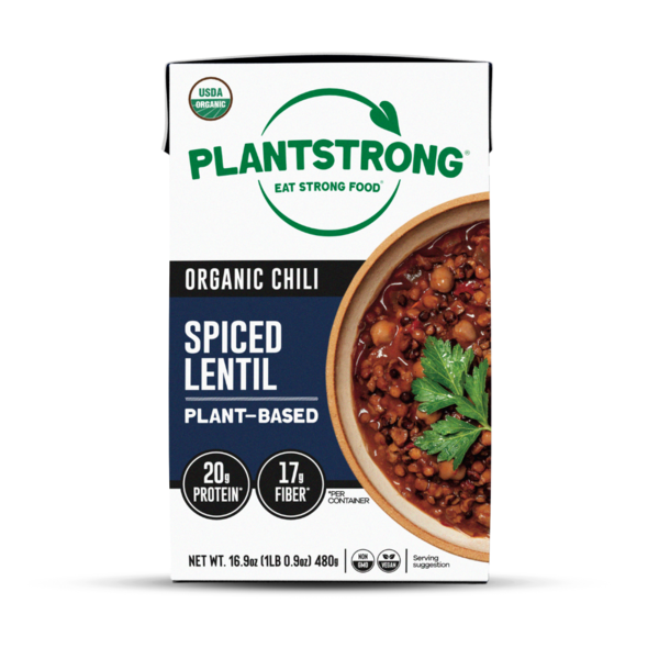 Grains, Rice & Dried Goods Plantstrong Organic, Spiced Lentil Chili hero