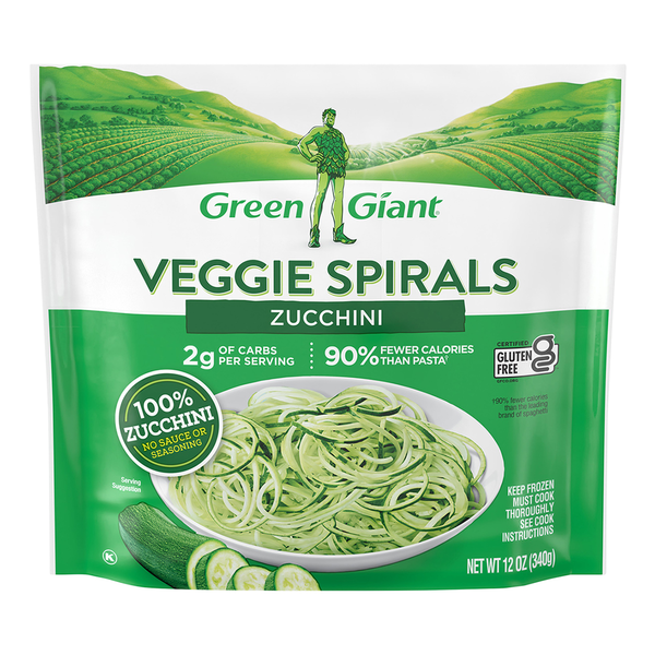 Frozen Produce Green Giant Veggie Spirals Zucchini, Frozen Vegetables hero