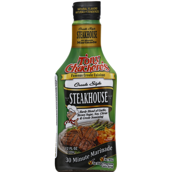 Marinades & Meat Preparation Tony Chachere's 30 Minute Marinade, Steakhouse, Creole Style hero