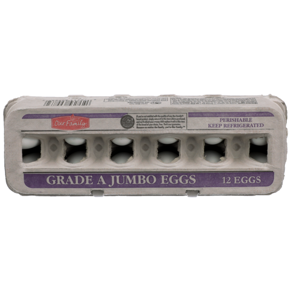 Eggs Our Family Grade A Jumbo Eggs hero