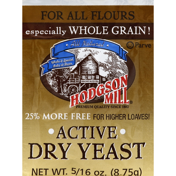 Baking Supplies & Decor Hodgson Mill Yeast, Active Dry hero